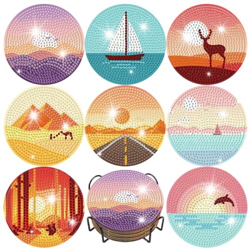 Pcs landscape diamond art - 8,