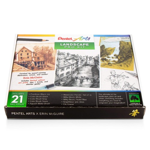 Pentel arts landscape urban - landscape, &