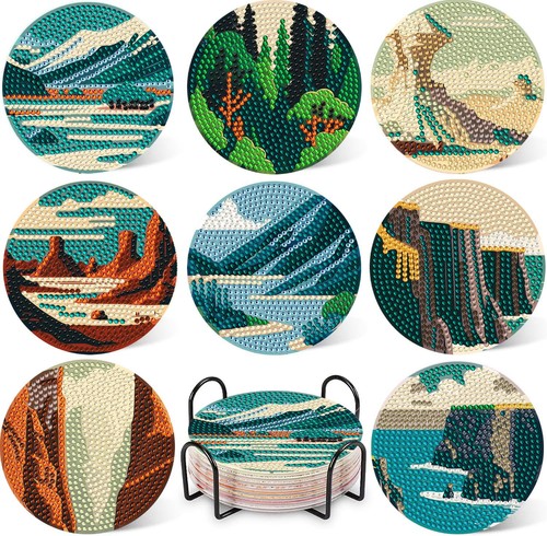 Pcs landscape diamond art - 8,