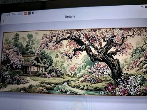 Printed cross stitch - cross,