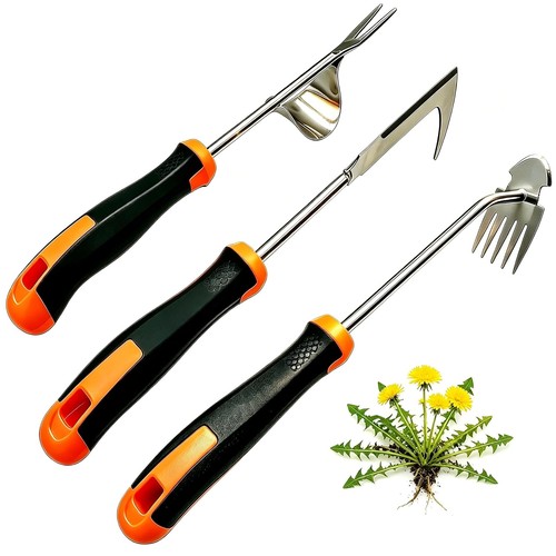 Stainless steel weed puller - stainless,