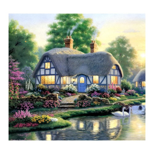 Country landscape diamond art - diamond,
