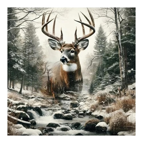 Deer diamond art kit - art,