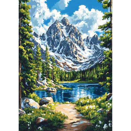 Rocky mountain landscape - rocky,