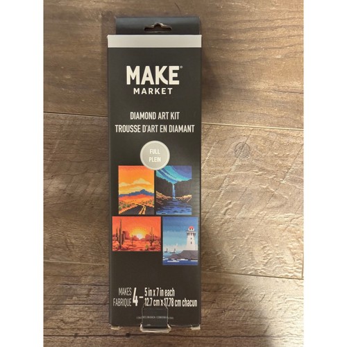Make market diamond art kit - market,